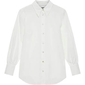 Mint Velvet White Pintuck Detail Shirt